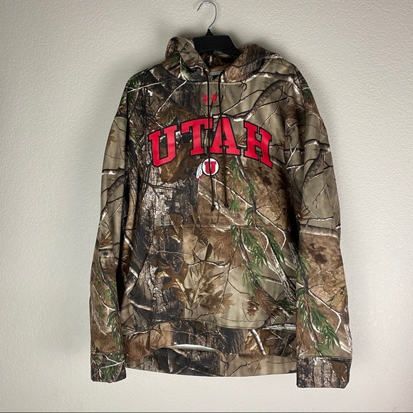 Under Armour Utah Camo Jacket Mens Size XL - Picture 1 of 6